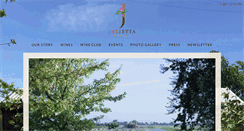 Desktop Screenshot of juliettawinery.com